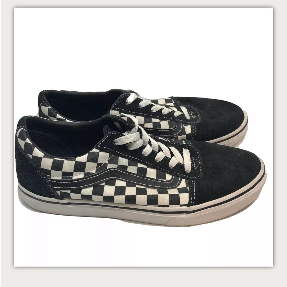 Vans Old Skool Checkerboard Skate Shoes Youth 6